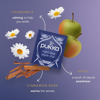 Pukka Herbs Daily Rituals Tea Bundle - 3 Organic Flavors with Yerba Mate, Ashwagandha and Chai, 60 Tea Sachets