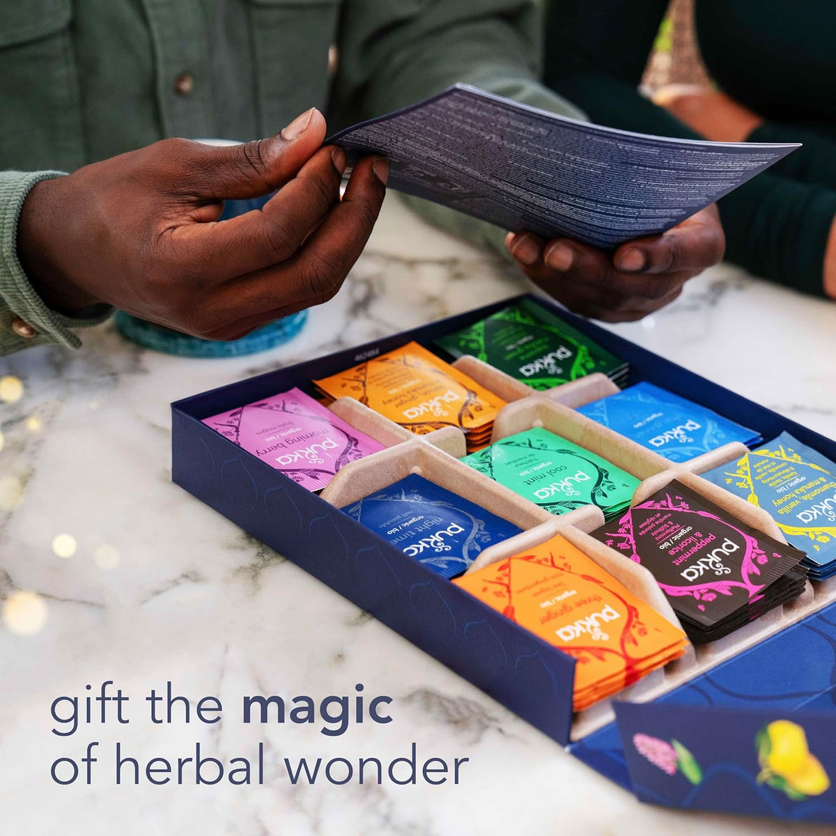 Pukka Herbs Herbal Tea Selection Box 9 Flavours, 45 Sachets, Organic Herbal Tea, Tea Collection, Green Tea, Chamomile Tea, Fennel Tea